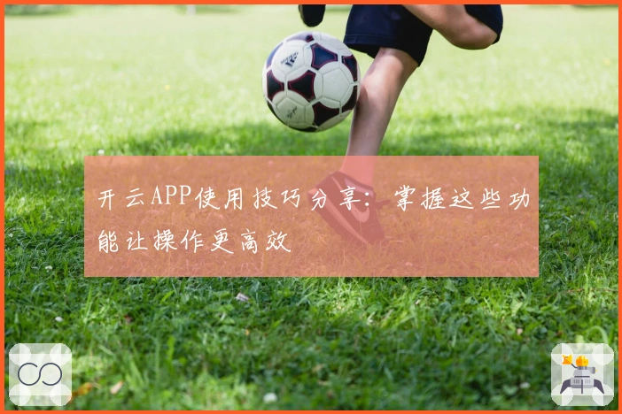 开云APP使用技巧分享：掌握这些功能让操作更高效